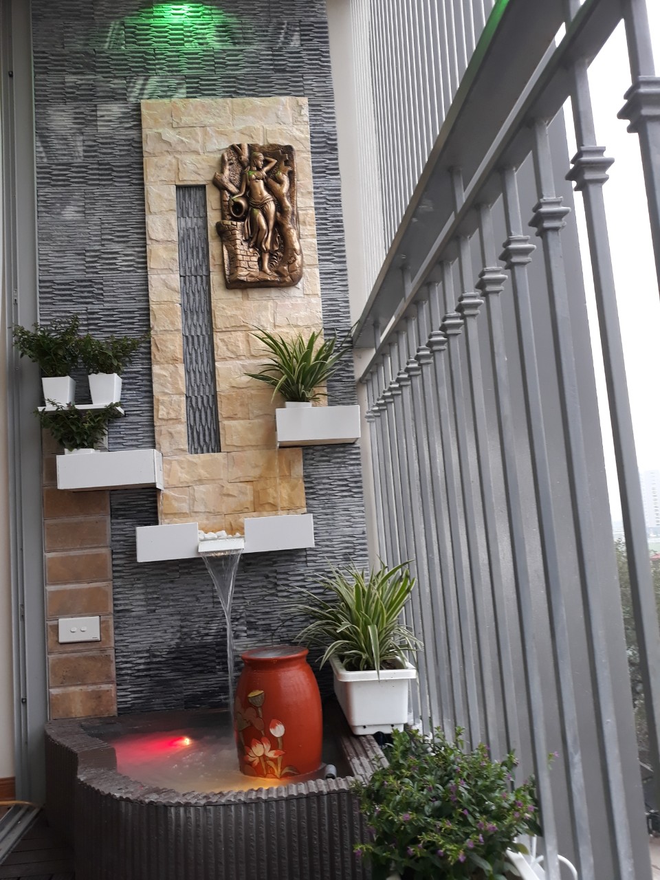 thiết kế thi công tiểu cảnh ban công (6)