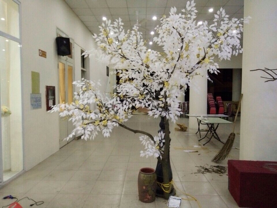 thi công tường cây giả tại nhà (8)